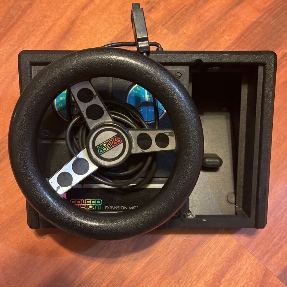 Coleco Vision Expansion Module 2 Steering Wheel Video Games Consoles Not Tested